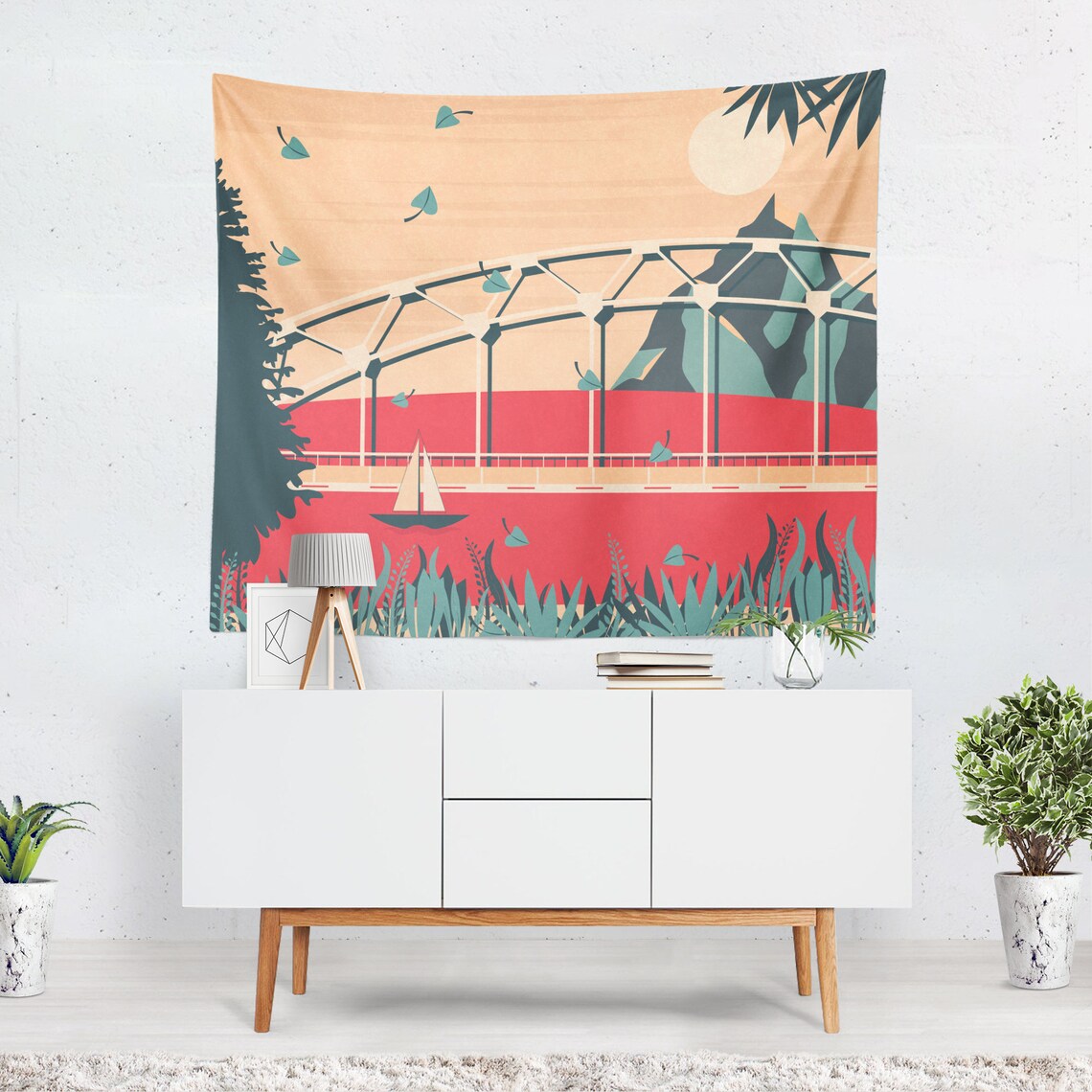 Landscape Tapestry, Nature Tapestry, Landscape Wall Tapestry, Nature