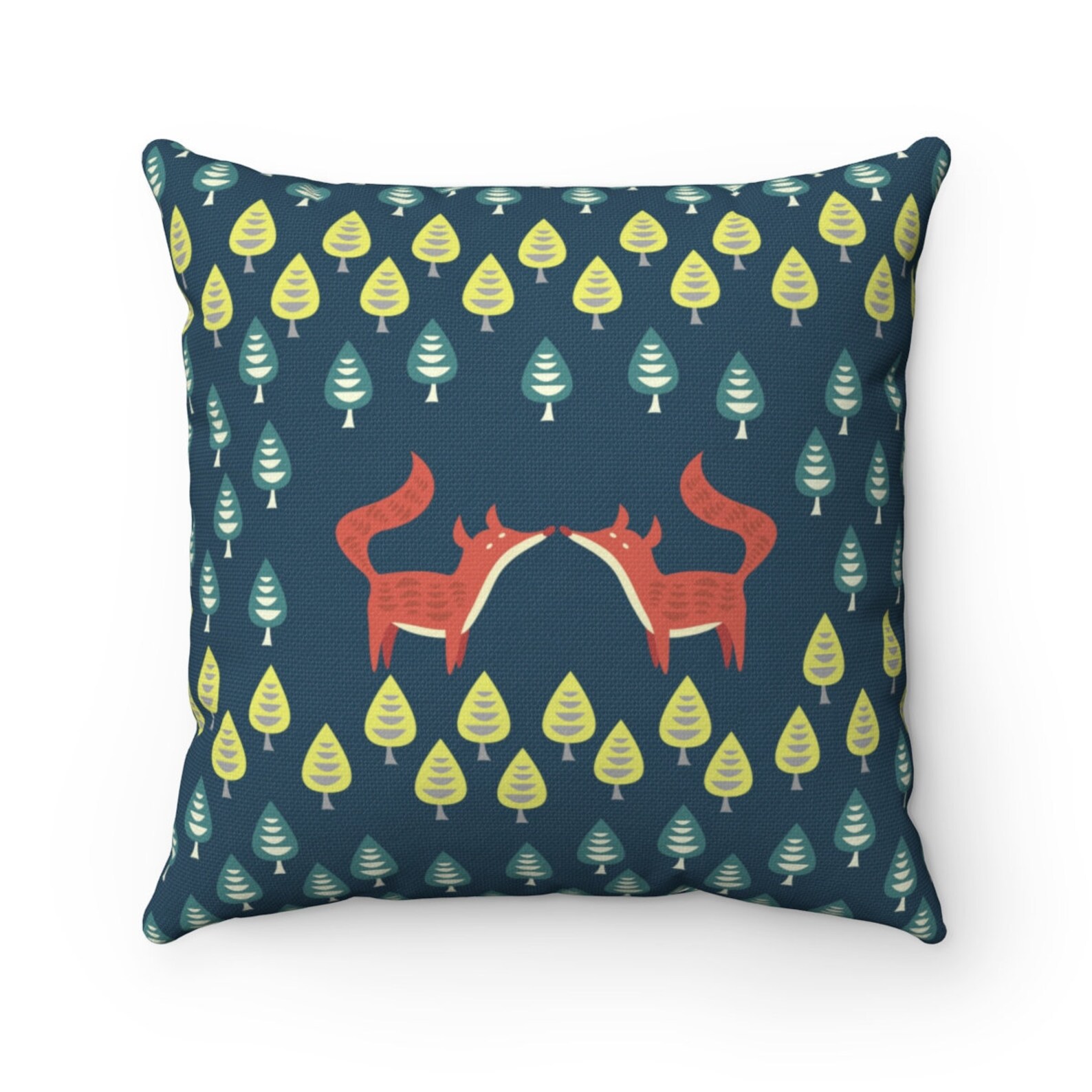 Fox Pillow, Animal Pillow, Cute Throw Pillow, Nature Pillow, Nature