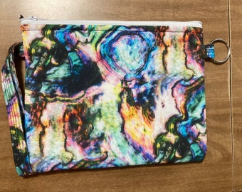 Geode Key Ring Wristlet
