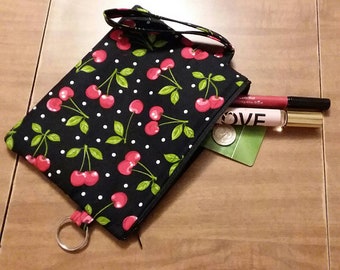 Black Cherry Wristlet
