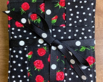 Ensemble de sous-verres matelassés (4 au total) roses