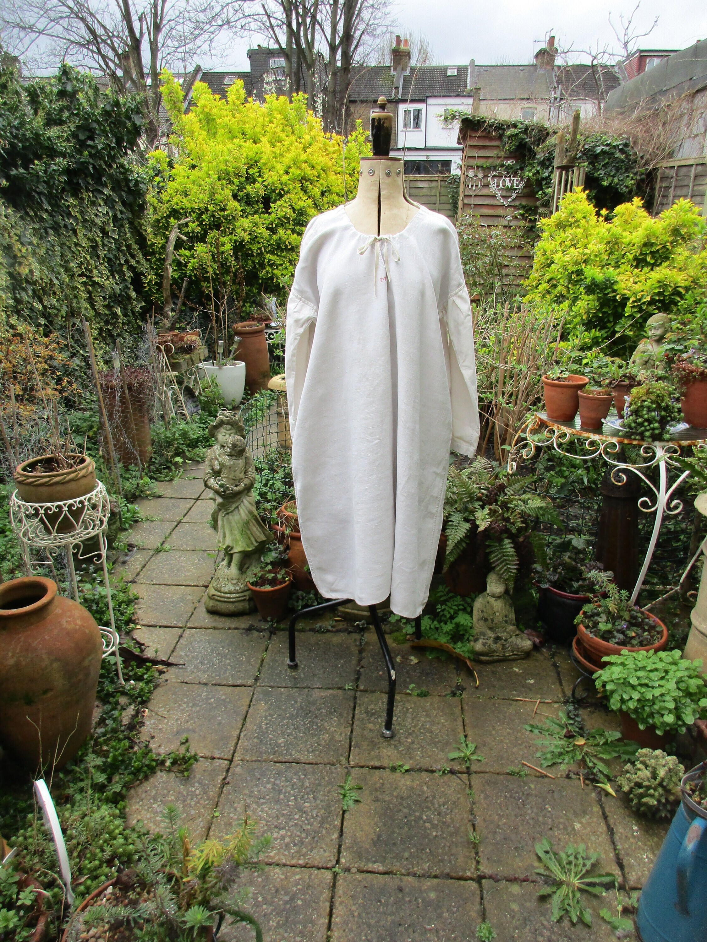 French Linen Smock - Etsy UK