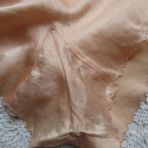 Beautiful Vintage Apricot SILK TAP PANTS with Lace Insert French Knickers Vintage Lingerie image 6