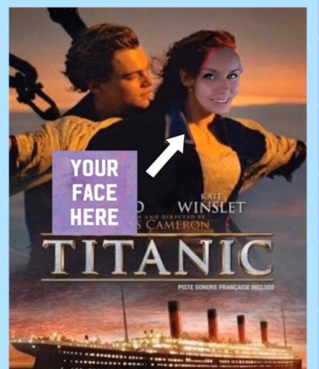 Titanic / Fun Gag Gift / Add Your Face / Put A Head on It - Etsy