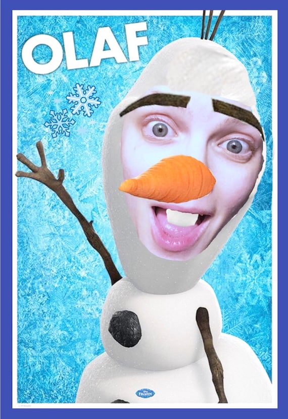 Olaf Fun Gag Cadeau Ajouter Votre Visage Mettre Une Tete Etsy Olaf Fun Gag Cadeau Ajouter Votre Visage Mettre Une Tete Etsy