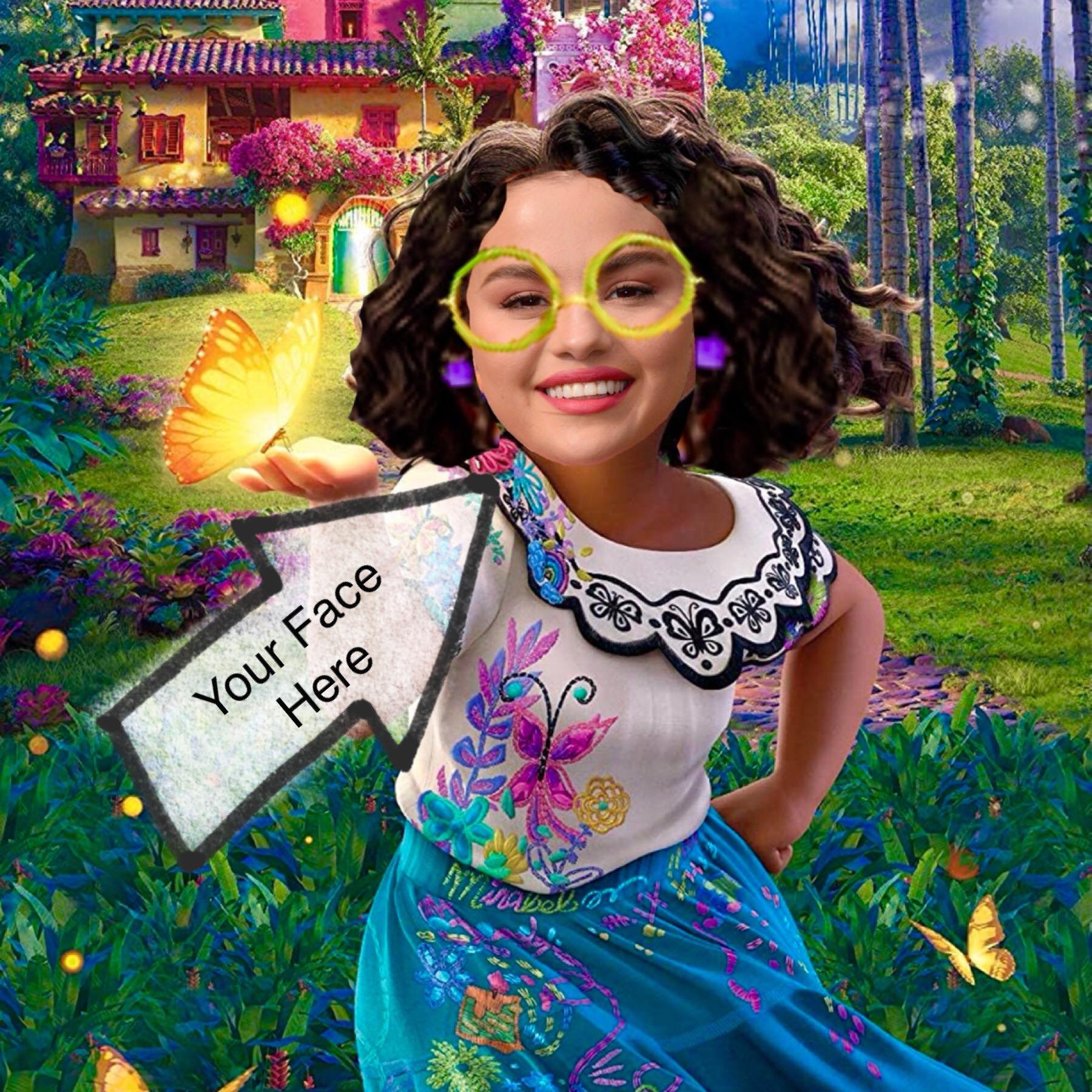 Encanto / Mirabel Butterfly 2 / Fun Gag Gift / Add Your Face Etsy UK