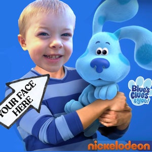 Blues Clues / Nick Jr / #2 / Fun Gag Gift / Add Your Face / Put A Head On It