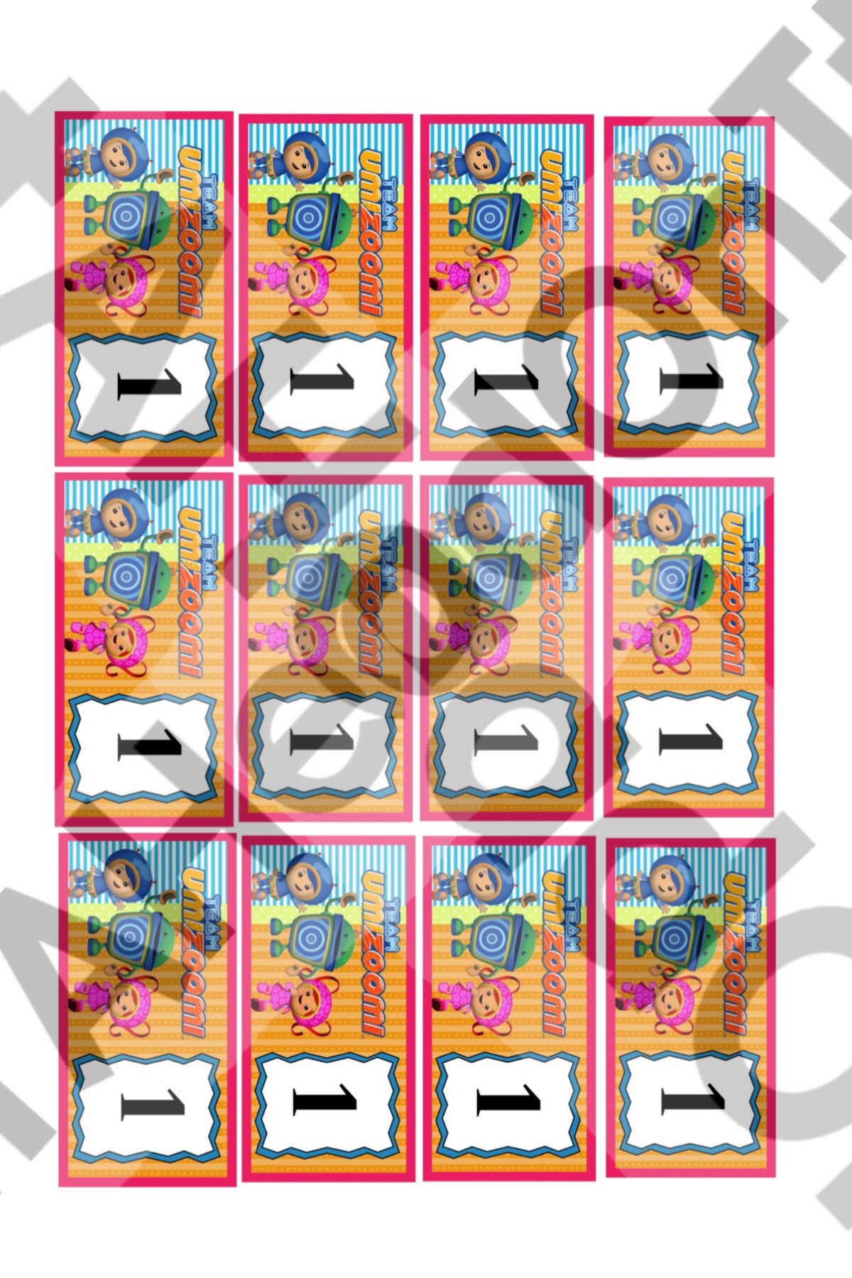 Printable Umi Dollars