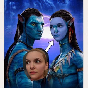 Avatar / Masculino o Femenino / Divertido Gag Gift / Agrega Tu Cara / Pon una Cabeza En Él