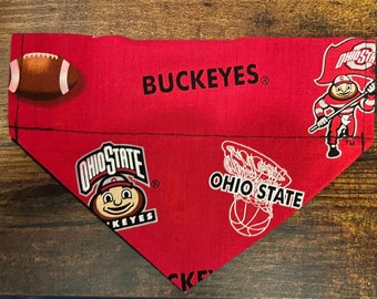 Ohio State Buckeyes College State Hundehalsband Bandana / Geschenke/Hundekleidung / College Sports Kollektion