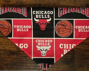 Chicago Bulls Dog Bandana, NBA Over-The-Collar Style