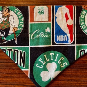 Boston Celtics NBA Over The Collar Dog Bandana/Gifts/ Dog Clothes/NBA Collection