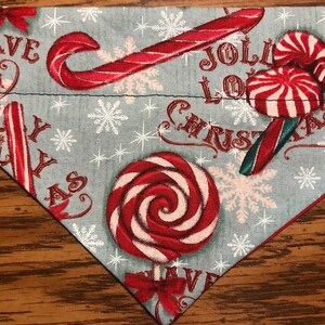 Candy Land Christmas Collection Over The Collar Dog Bandana