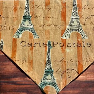 I love Paris  Over The Collar Dog Bandana/Dog Clothing/Gifts/Clearence Sale