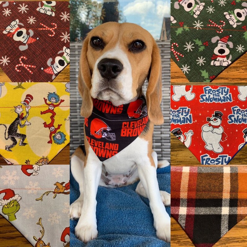 Polar Bears Ski Weekend Over the Collar Dog Bandana Etsy