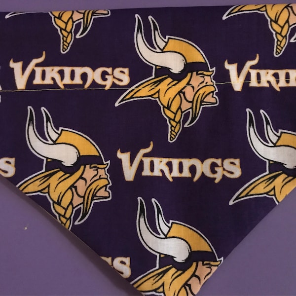 Minnesota Vikings NFL Over The Collar Dog Bandana