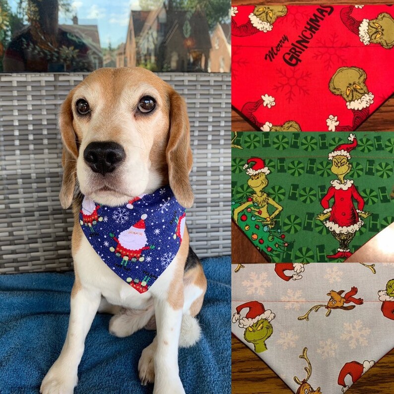 Polar Bears Ski Weekend Over the Collar Dog Bandana Etsy