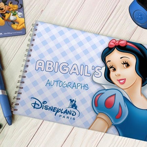 Personalisiertes Schneewittchen Autogrammbuch - Disneyland / Disney World