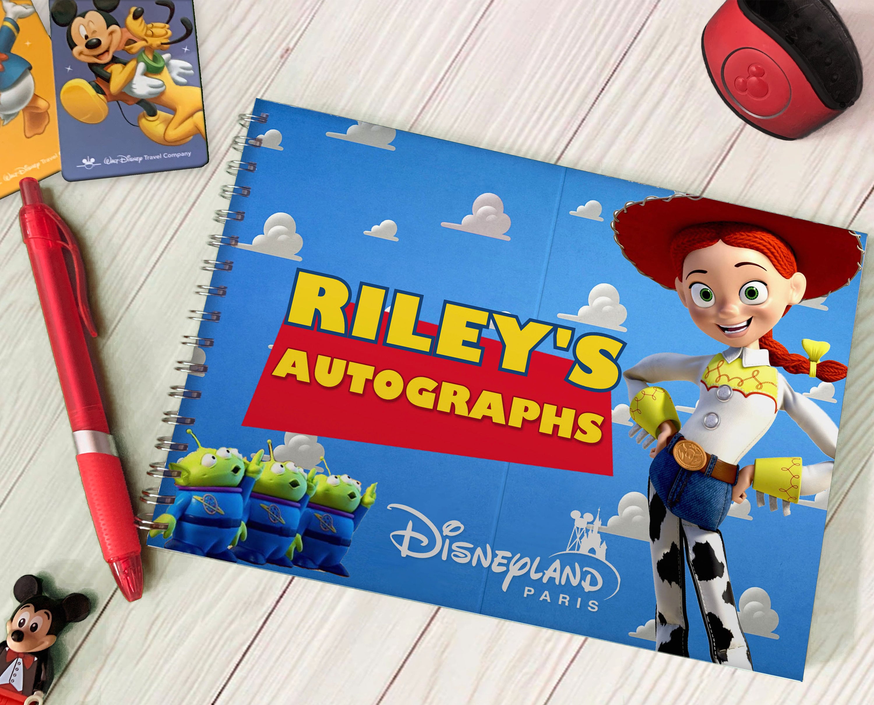 Personalised Toy Story woody / Jessie Autograph Book - Etsy
