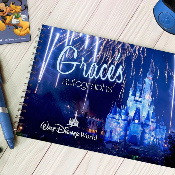 Personalised Disney World Castle Autograph Book