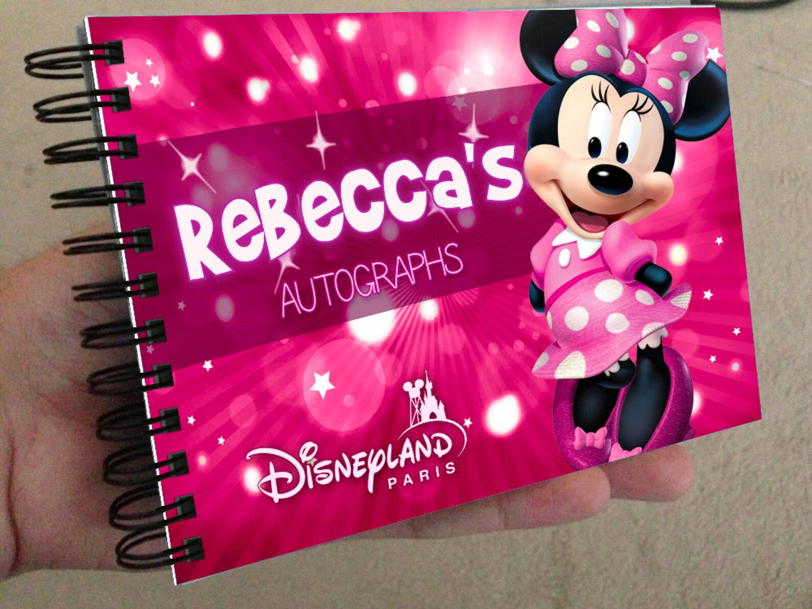 Disney Autograph Books Personalised for Disney World or Etsy
