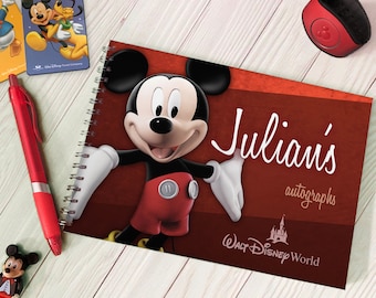 Personalizowana księga autografów Myszki Miki - Disneyland / Disney World
