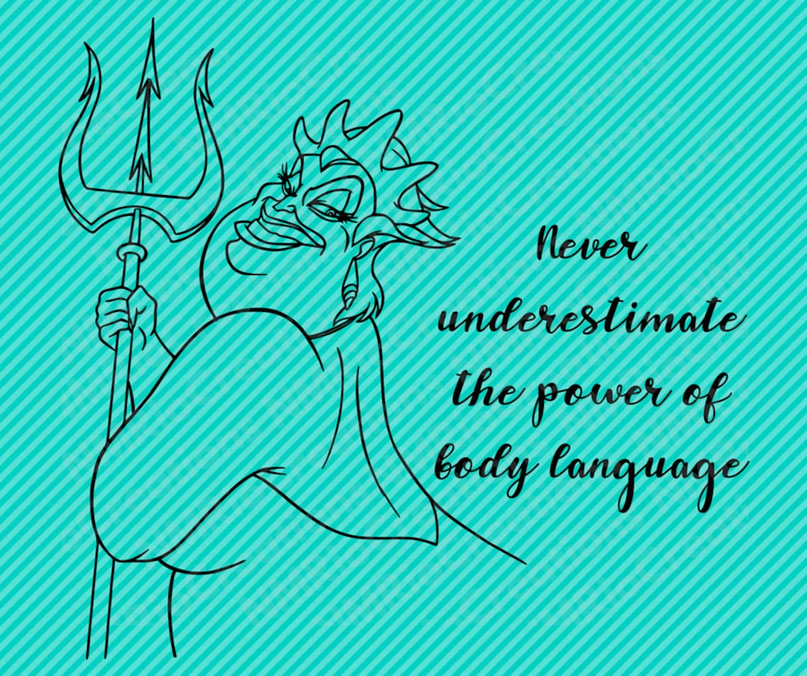 Download Ursula Silhouette svg file Little Mermaid Clip art Sea ...