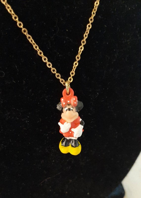 Vintage Disney Minnie Mouse Necklace