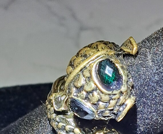 Vintage Koi Fish Statement Ring - image 4