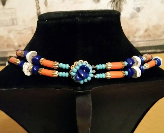 Vintage RARE Miriam Haskell Lawrence Vrba Egyptia… - image 5