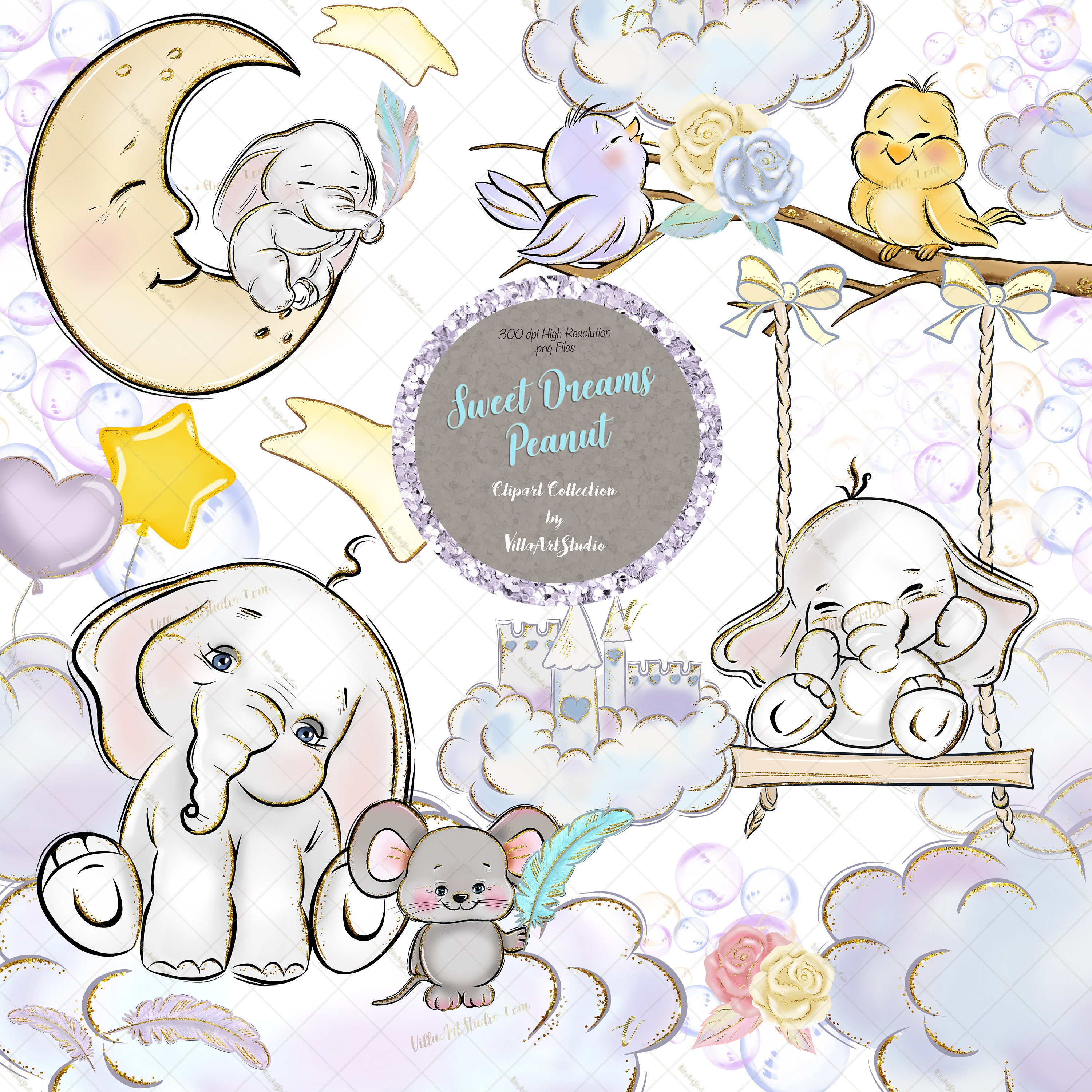 Dumbo baby card Etsy Mexico