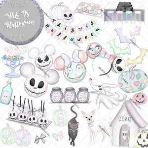 This Is Halloween Clipart, Hand Drawn halloween, Happy Halloween, Scary Costume, Cute Halloween, cute baby clipart, first halloween clipart