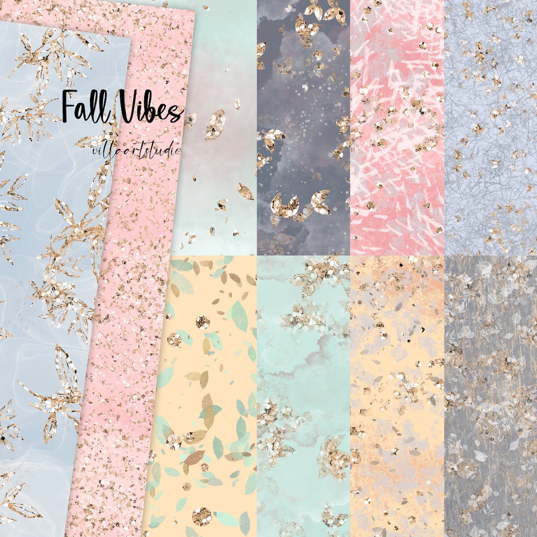 Muster Paper Herbst Vibes Paper Pack Surface Muster Designer Papierpackung ...