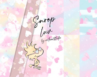 Cute Luv Clipart Valentines Day Papers, Puppy love Charlie Be mine Valentines Baby illustration Hearts Cookies, planner needs