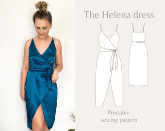wrapover dress pattern