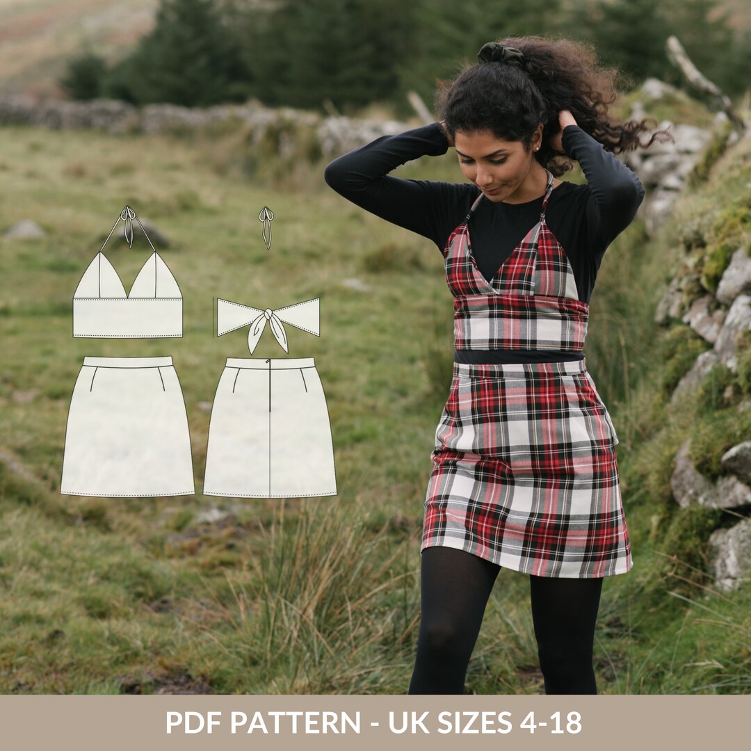 Two Piece Set PDF Sewing Pattern Bundle NH Patterns Ellie Bralet & Ally ...