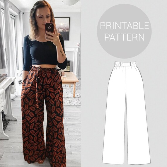 wide leg trousers for larger ladies