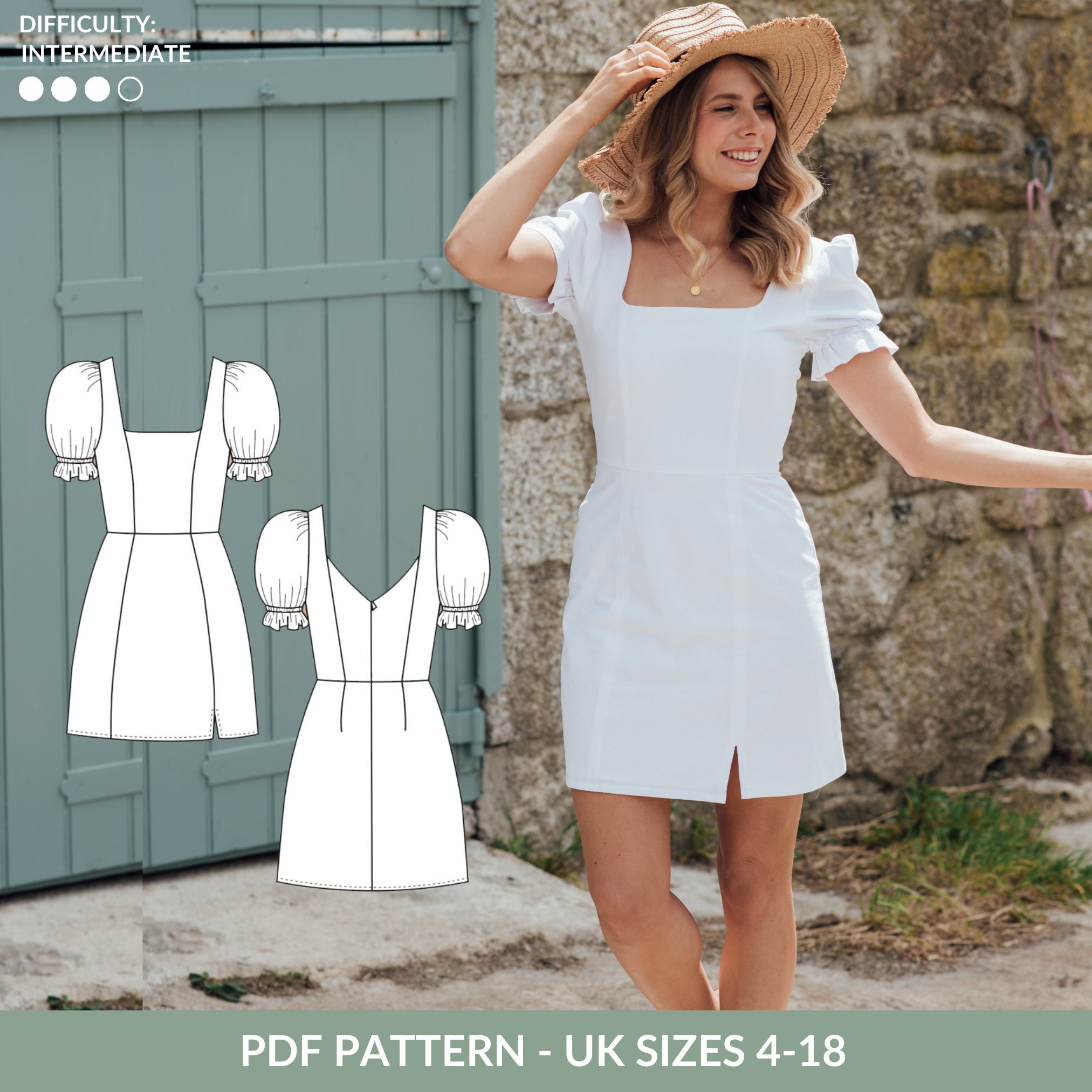 Perfect Puff Sleeve Top PDF Sewing Pattern – Matchy Matchy Sewing Club