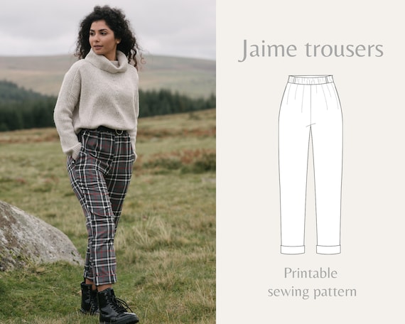 Womens High-waist Trousers With Belt 