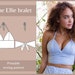 Halter neck bralet crop top sewing pattern - NH Patterns Ellie bralet PDF sewing pattern