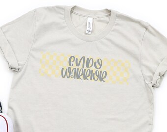 Checkered Endo Warrior Shirt, Endometriosis Awareness Shirt, One in Ten Shirt, Infertility and IVF Shirt, 1 in 10, secondary infertility.