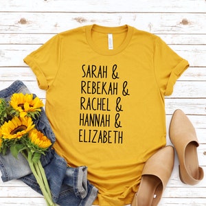 barren women of the bible christian womens shirt, infertility and IVF shirt, bible verse, Jesus shirt, hope shirt, PCOS and Endometriosis. Mustard Yellow