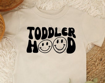 Toddlerhood Kids Tee, Smile Graphic Tee, Gender Neutral toddler shirt, Toddler Tee, Funny Kids tee, Unisex kids tee, Kid Graphic shirt.