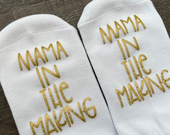 Mama in the Making Socks, infertility socks, IVF socks, IUI and transfer socks, Inspiration and Motivational socks, Surgery and hospital.