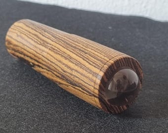 Handturned Bocote Wood Teleidoscope: Miniature Kaleidoscope