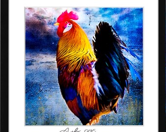 Rooster Kitchen Decor, Rooster Kitchen Art, Chicken Decor, Kitchen Chicken Decor, Rooster Art Print, Kitchen Wall Art, Farmhouse Wall Decor