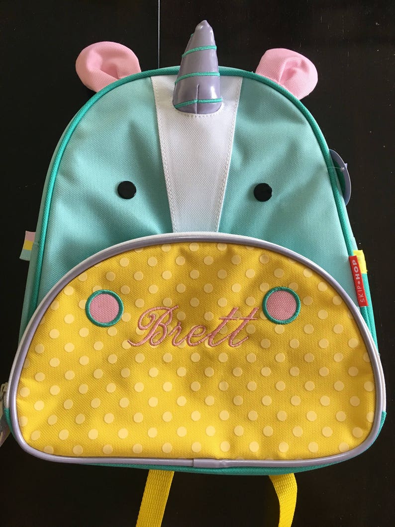 Monogrammed Toddler Backpacks Backpacks Preschool Backpack Etsy