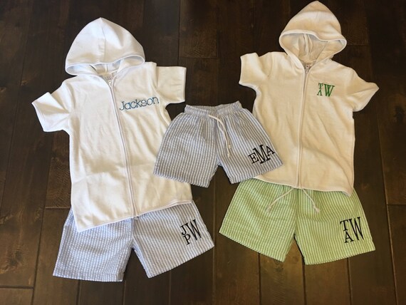 baby boy swim cover up