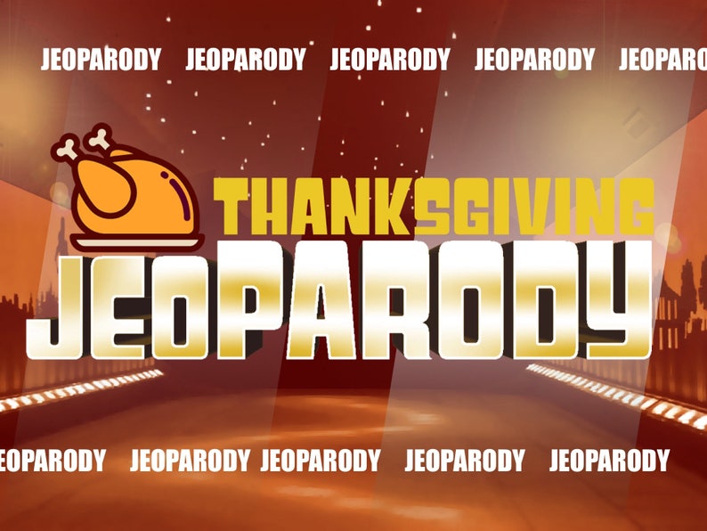 Thanksgiving JeoParody with Scoreboard Trivia Fun PowerPoint Game Mac, PC, and iPad Compatible image 9