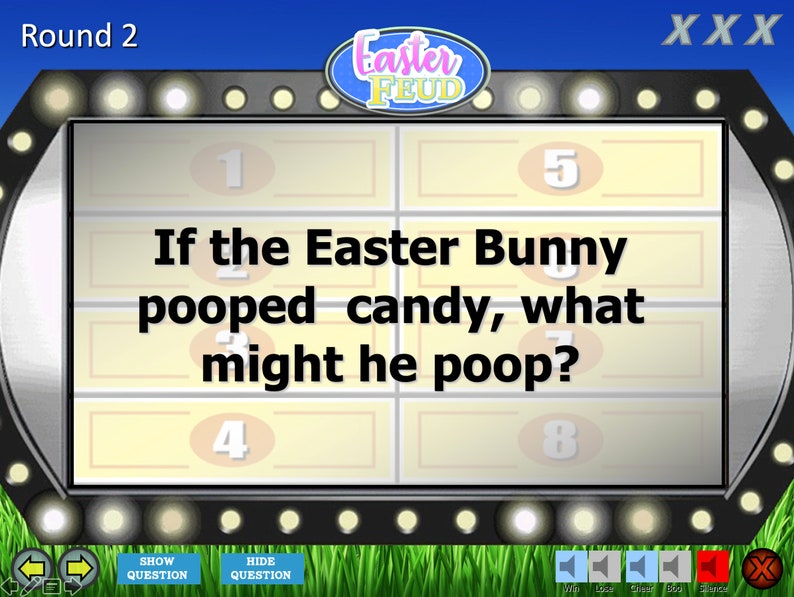 Trivia Games Family Feud Trivia Powerpoint Game Spring Break Mac PC and iPad Compatible Fun Game Easter Feud